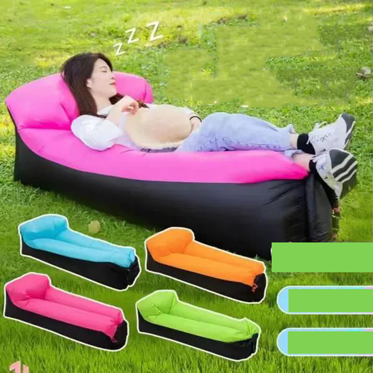 Portable Inflatable Bed, Outdo - Outdoor Camping Floor Mat reseña y precio