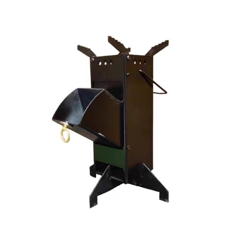 Portable rocket stove, thick m - Outdoor Camping Wood Burning Stove reseña y precio