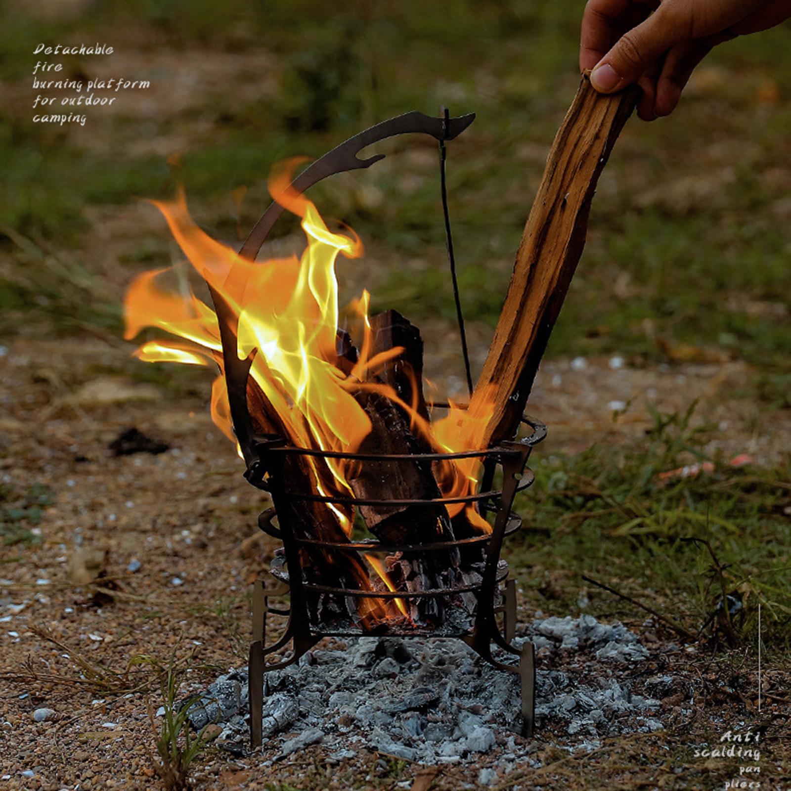 Portable Outdoor Fire Camping  - Outdoor Camping Wood Burning Stove reseña y precio
