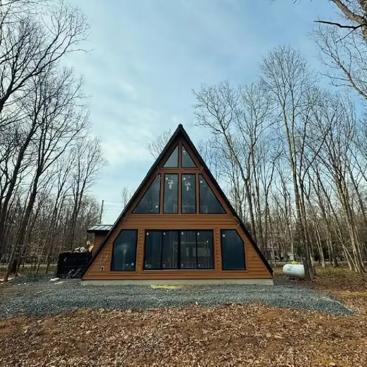 Customizable Triangular Wooden - Outdoor Camping And Glamping reseña y precio