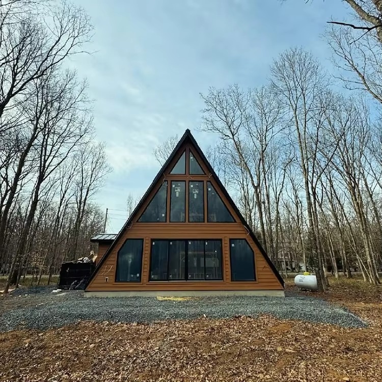 Customizable Triangular Wooden - Outdoor Camping And Glamping reseña y precio