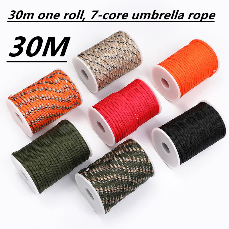 5M/15M/30M 7-Core 550 Paracord - Outdoor Camping Extension Cord reseña y precio