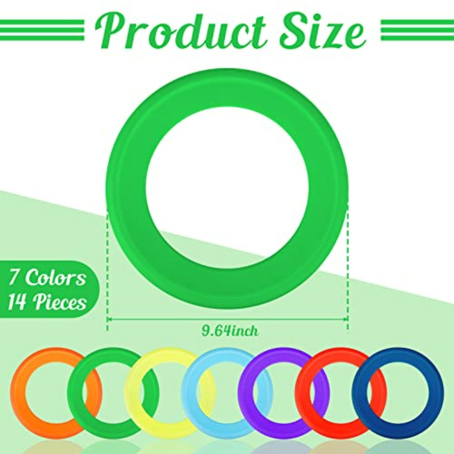 14 Pack Flying Rings Bulk for  - Outdoor Camping Toys reseña y precio