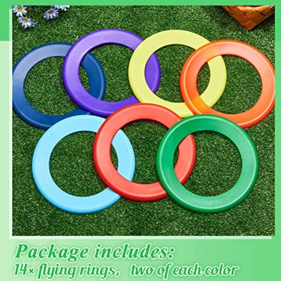 14 Pack Flying Rings Bulk for  - Outdoor Camping Toys reseña y precio