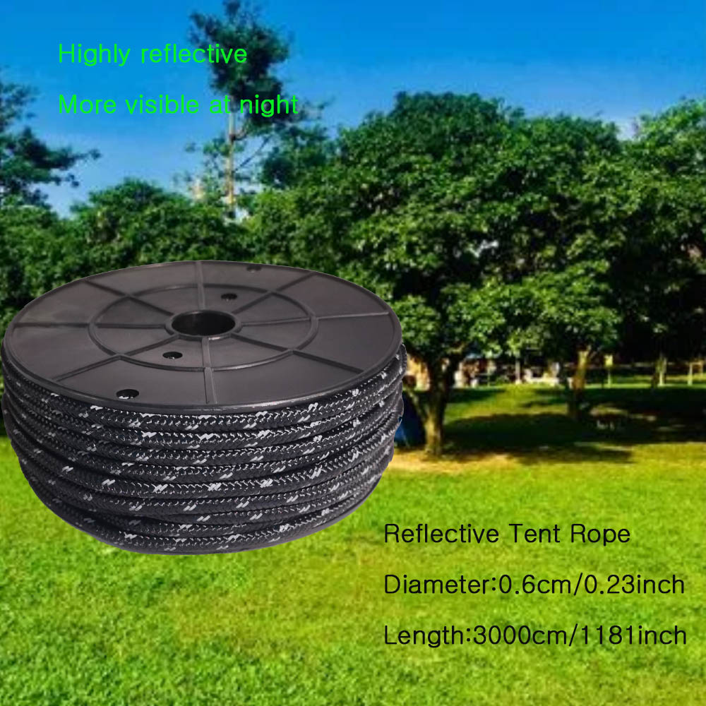 30M Reflective Paracord 6mm Pa - Outdoor Camping Extension Cord reseña y precio