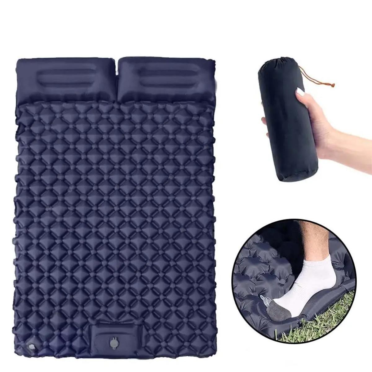 Single & Double Inflatable Air - Outdoor Camping Floor Mat reseña y precio