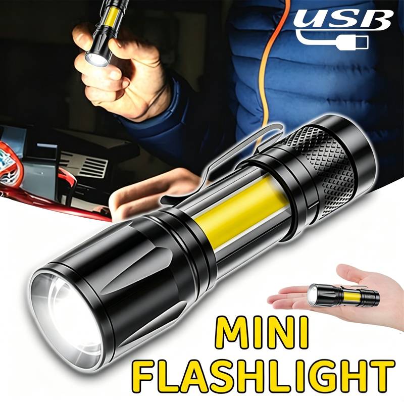 Mini LED Flashlight COB Floodl - Outdoor Camping Accessories reseña y precio