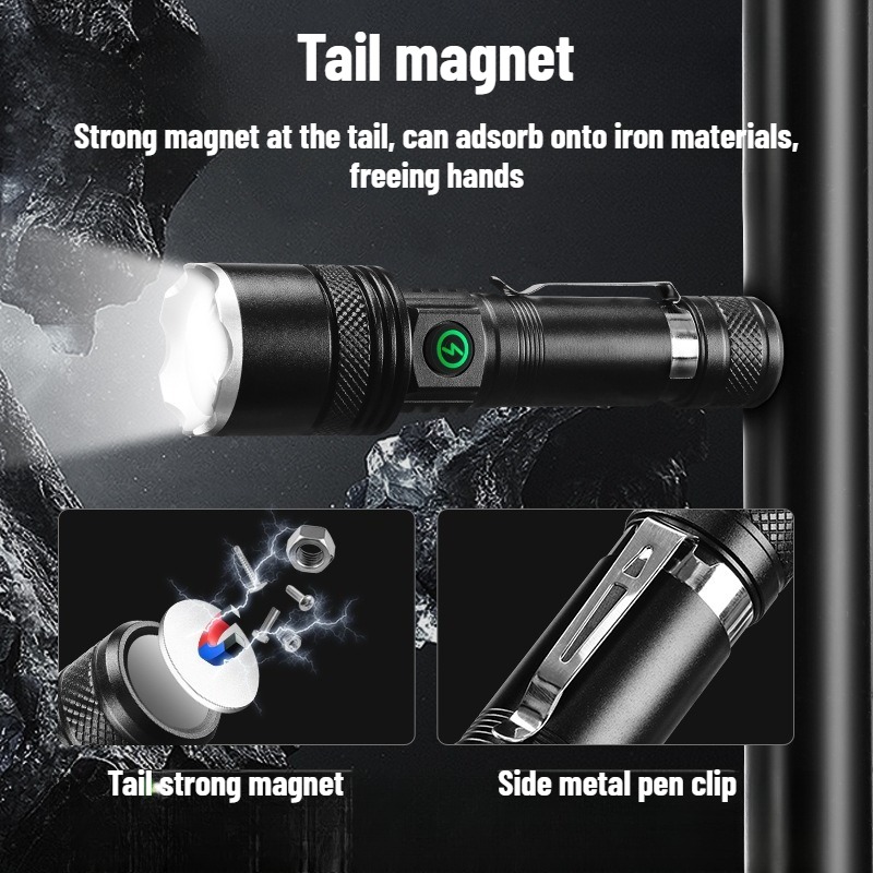 Rechargeable LED Flashlight Zo - Outdoor Camping Hiking reseña y precio