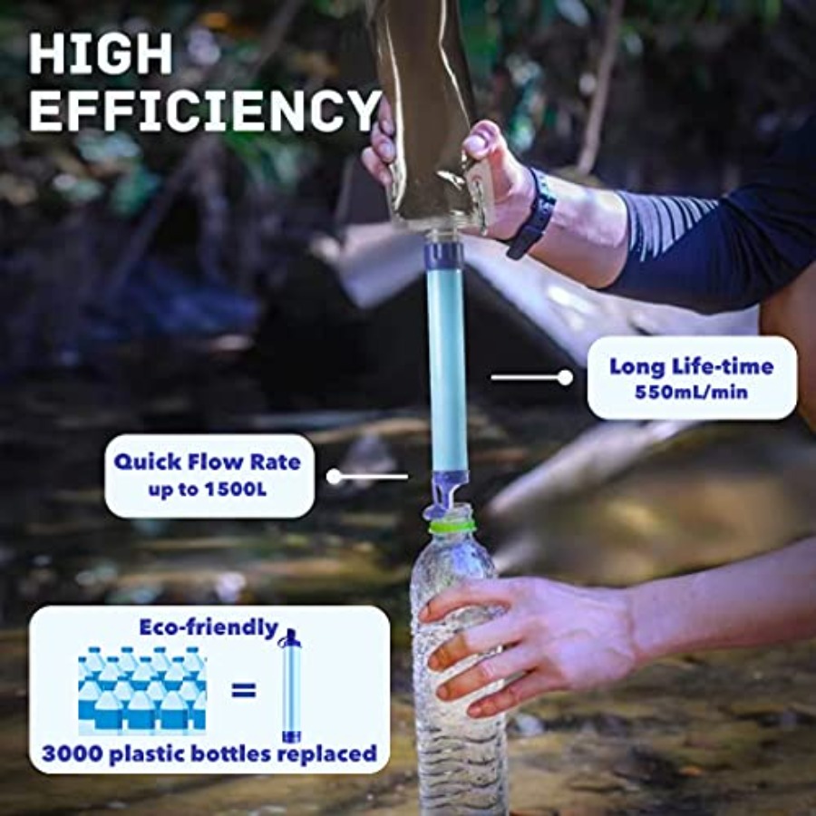 Personal Water Filter Straw Ou - Portable Water Filter reseña y precio