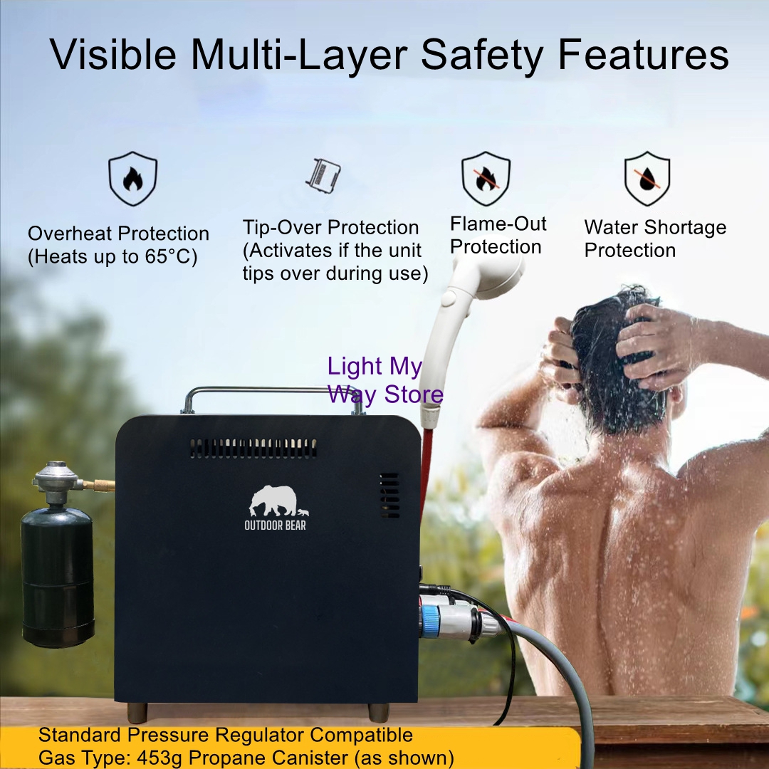 Outdoor Portable Gas Water Hea - Outdoor Camping Accessories reseña y precio