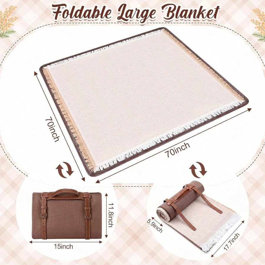 2 In 1 Waterproof Picnic Blank - Outdoor Camping Blanket reseña y precio