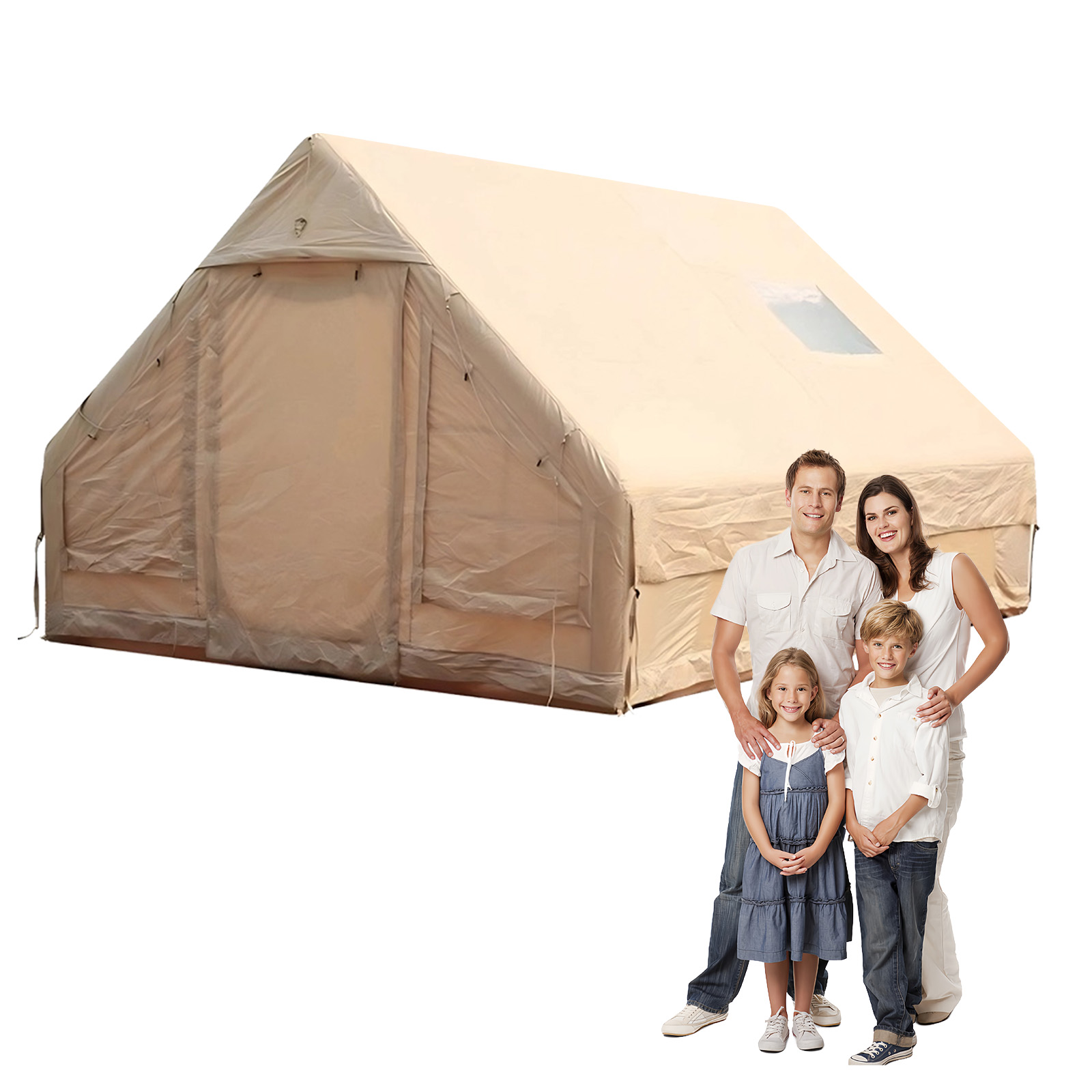 Inflatable House Tent with Pum - Outdoor Camping And Glamping reseña y precio