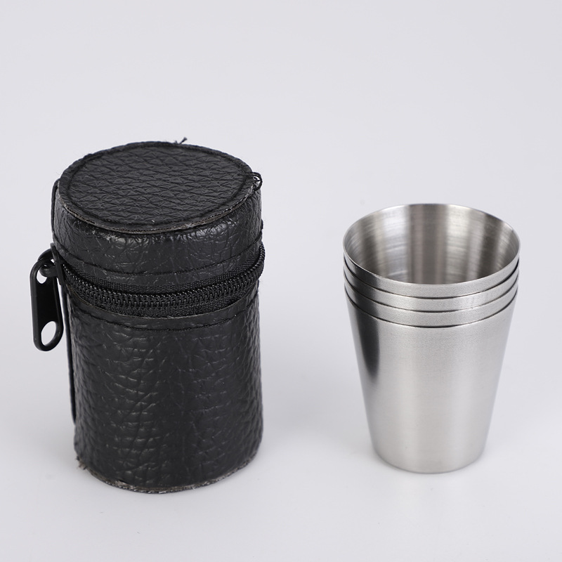 4Pcs 30ml Stainless Steel Shot - Outdoor Camping Gear Brands reseña y precio