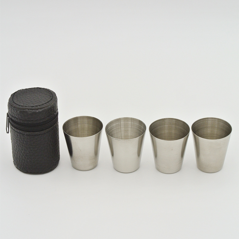 4Pcs 30ml Stainless Steel Shot - Outdoor Camping Gear Brands reseña y precio