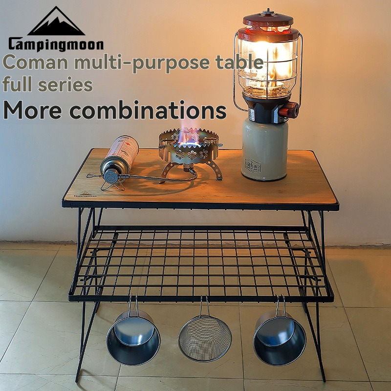 CAMPINGMOON T-230 Portable Mul - Outdoor Camping Table With Storage reseña y precio