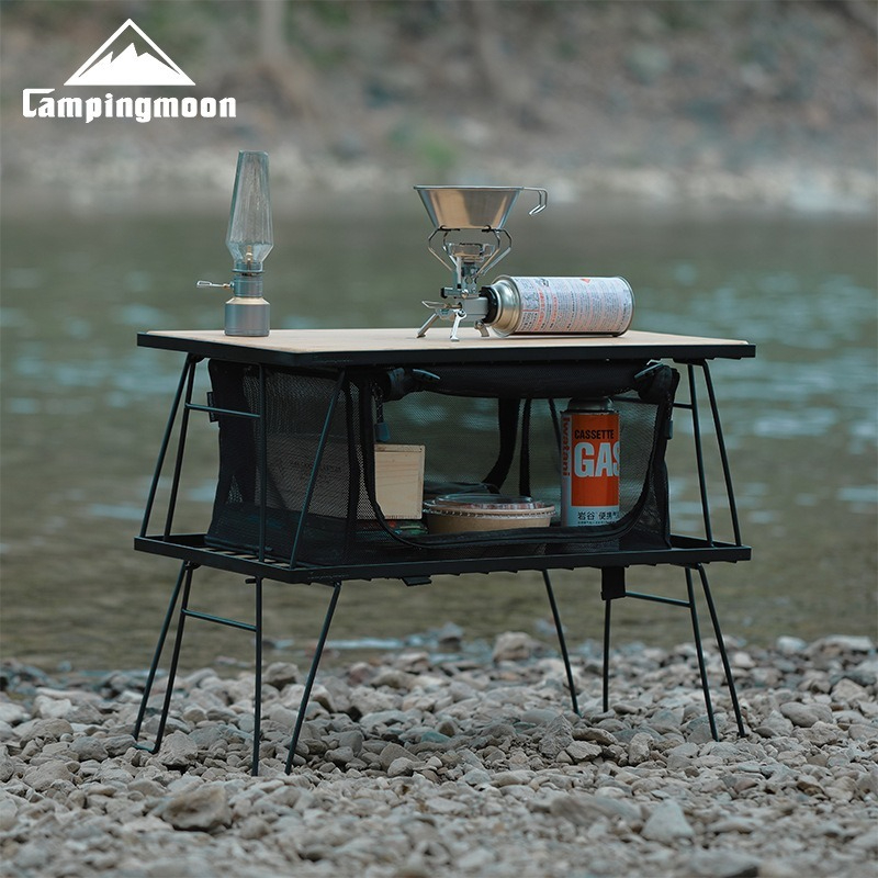 CAMPINGMOON T-230 Portable Mul - Outdoor Camping Table With Storage reseña y precio