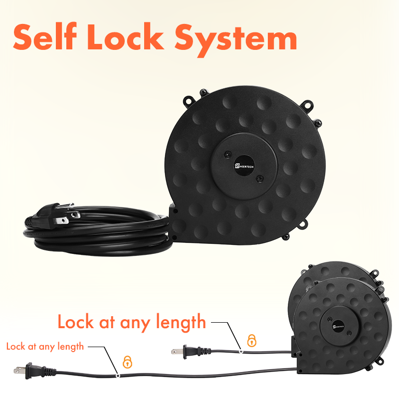 Automatic Retractable Power Co - Outdoor Camping Extension Cord reseña y precio