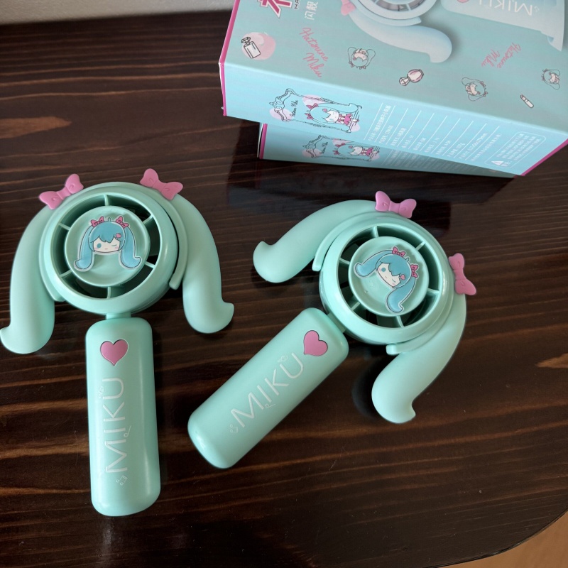 Hatsune Miku Mini Handheld Fan - Outdoor Camping Toys reseña y precio