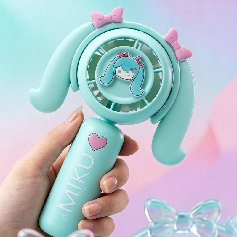 Hatsune Miku Mini Handheld Fan - Outdoor Camping Toys reseña y precio