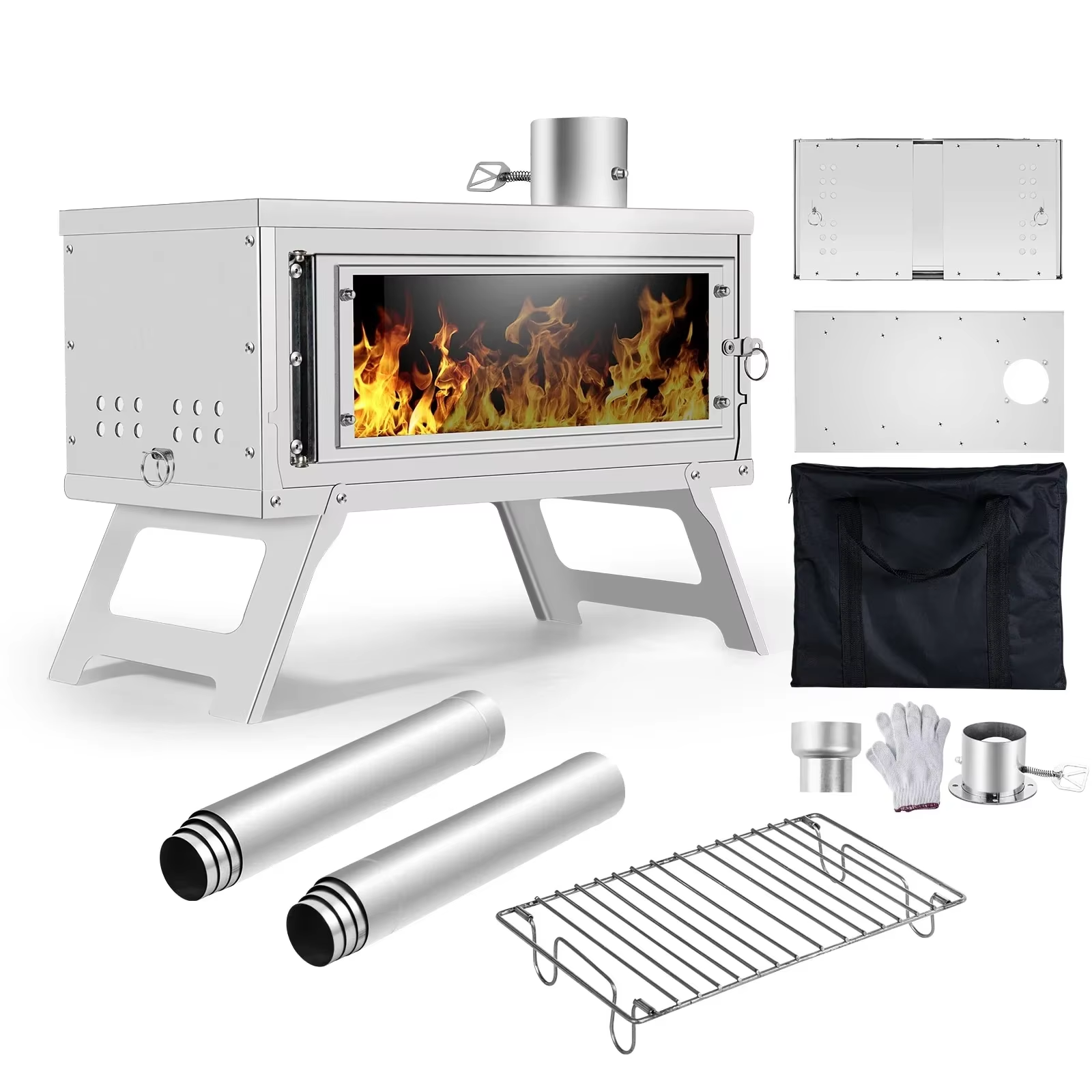 CHANGE MOORE Portable Outdoor  - Outdoor Camping Wood Burning Stove reseña y precio