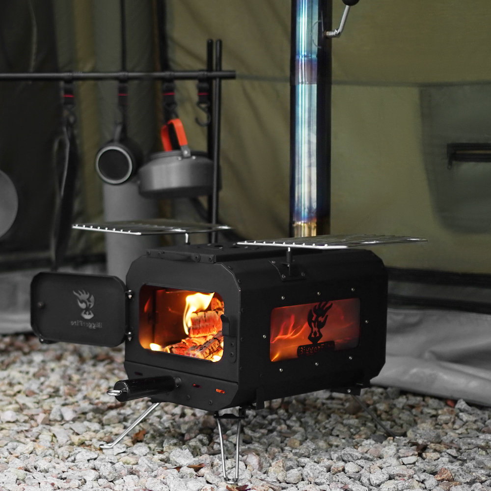 Camping Wood Stove, Outdoor Te - Outdoor Camping Wood Burning Stove reseña y precio