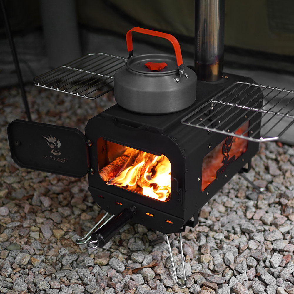 Camping Wood Stove, Outdoor Te - Outdoor Camping Wood Burning Stove reseña y precio