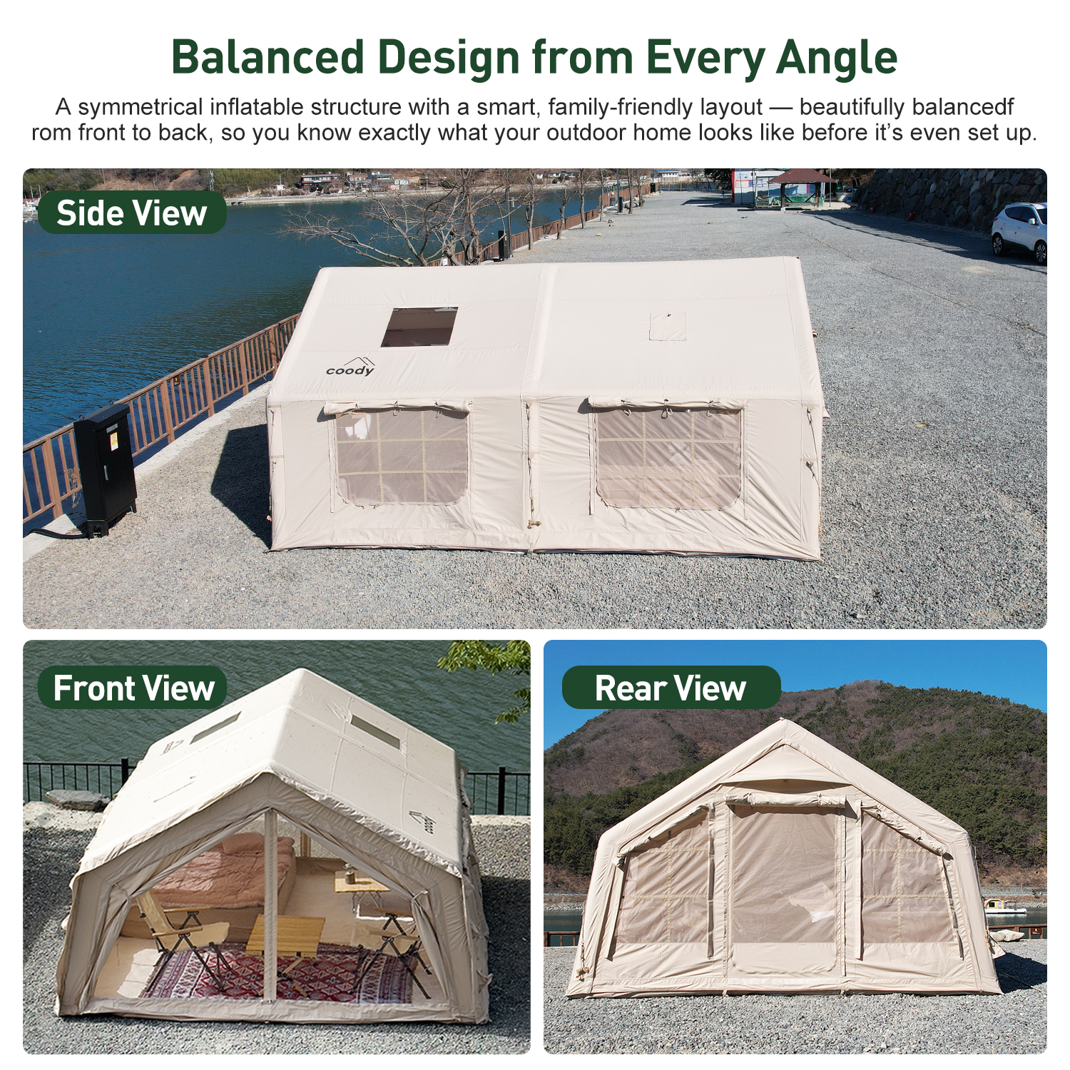 Coody 13.6 Air Tent-Beige Infl - Outdoor Camping And Glamping reseña y precio