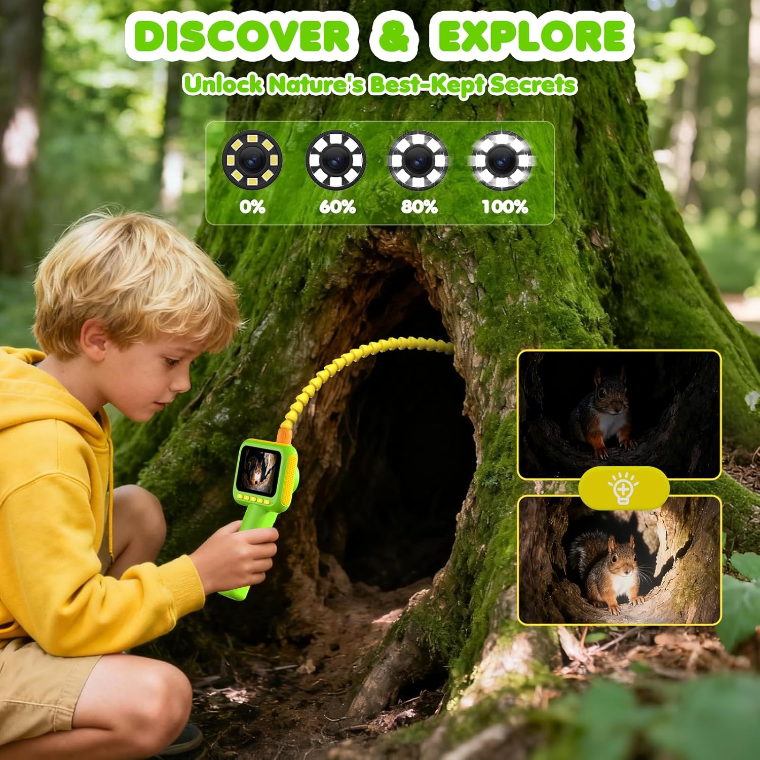 Endoscope for Kids, Borescope  - Outdoor Camping Toys reseña y precio