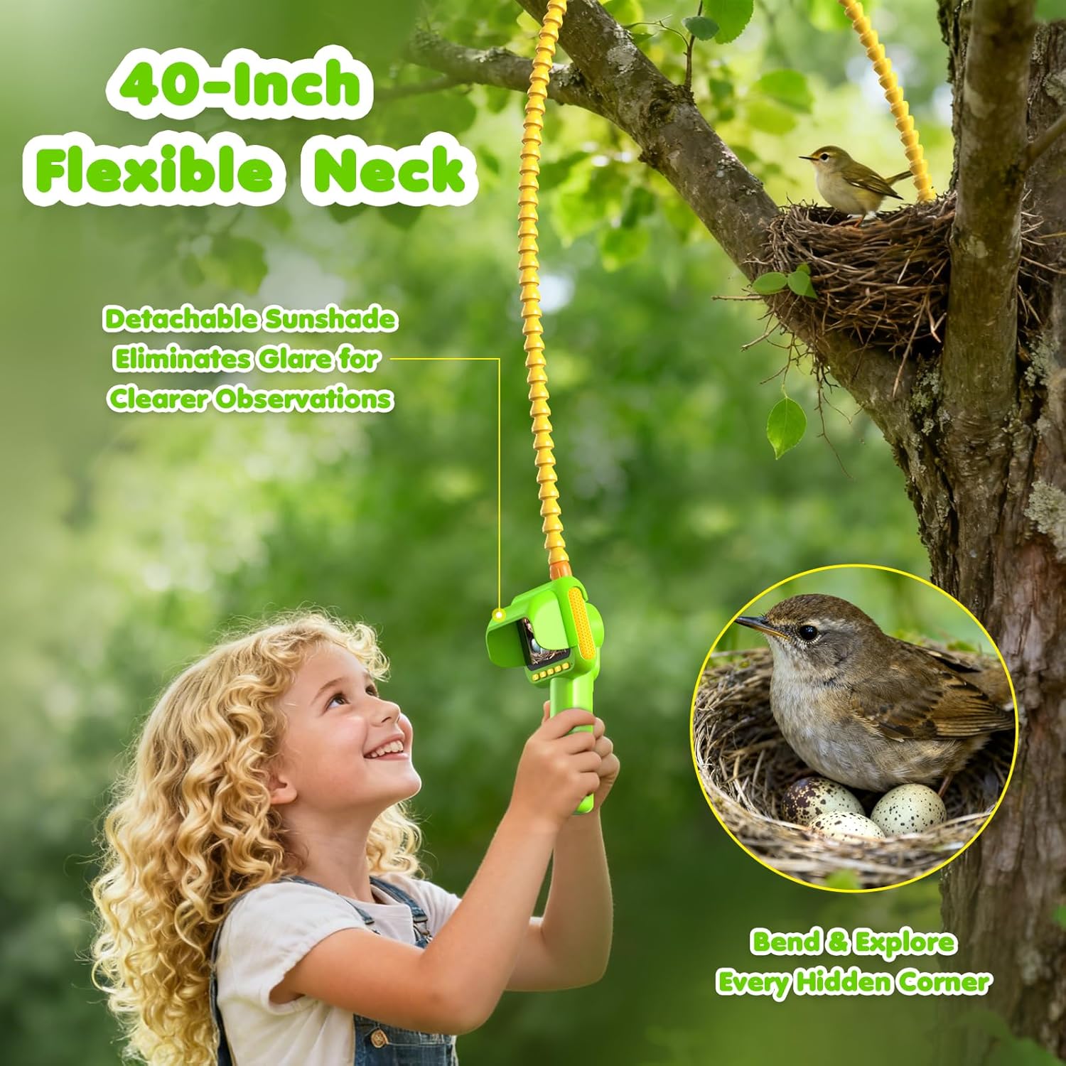 Endoscope for Kids, Borescope  - Outdoor Camping Toys reseña y precio