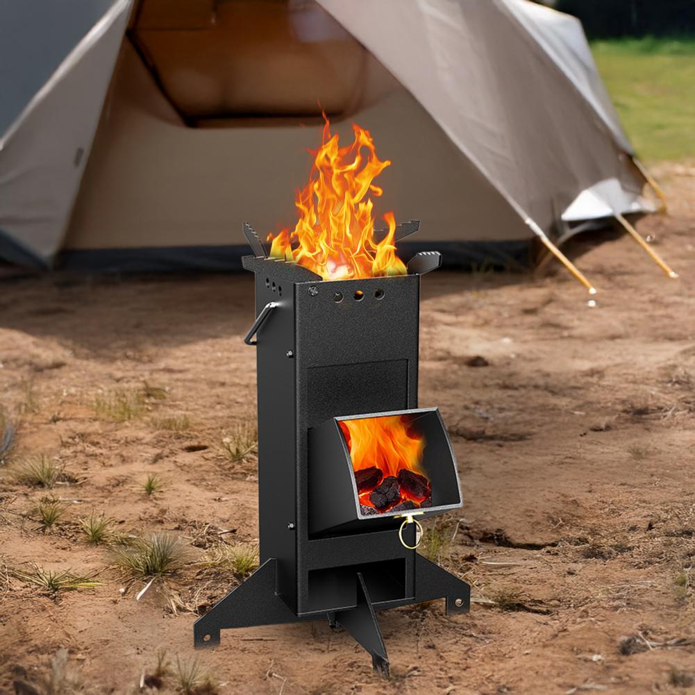 Portable Wood Burning Stove Ou - Outdoor Camping Wood Burning Stove reseña y precio