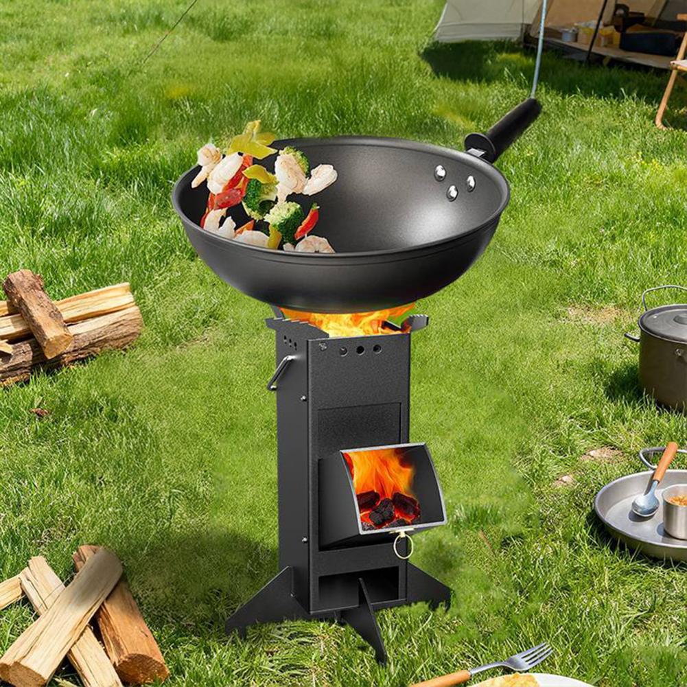Portable Wood Burning Stove Ou - Outdoor Camping Wood Burning Stove reseña y precio