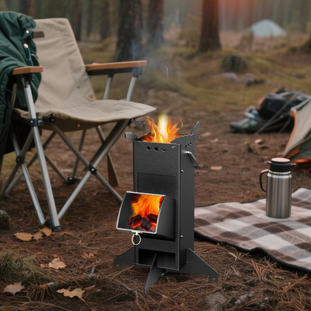 Portable Wood Burning Stove Ou - Outdoor Camping Wood Burning Stove reseña y precio