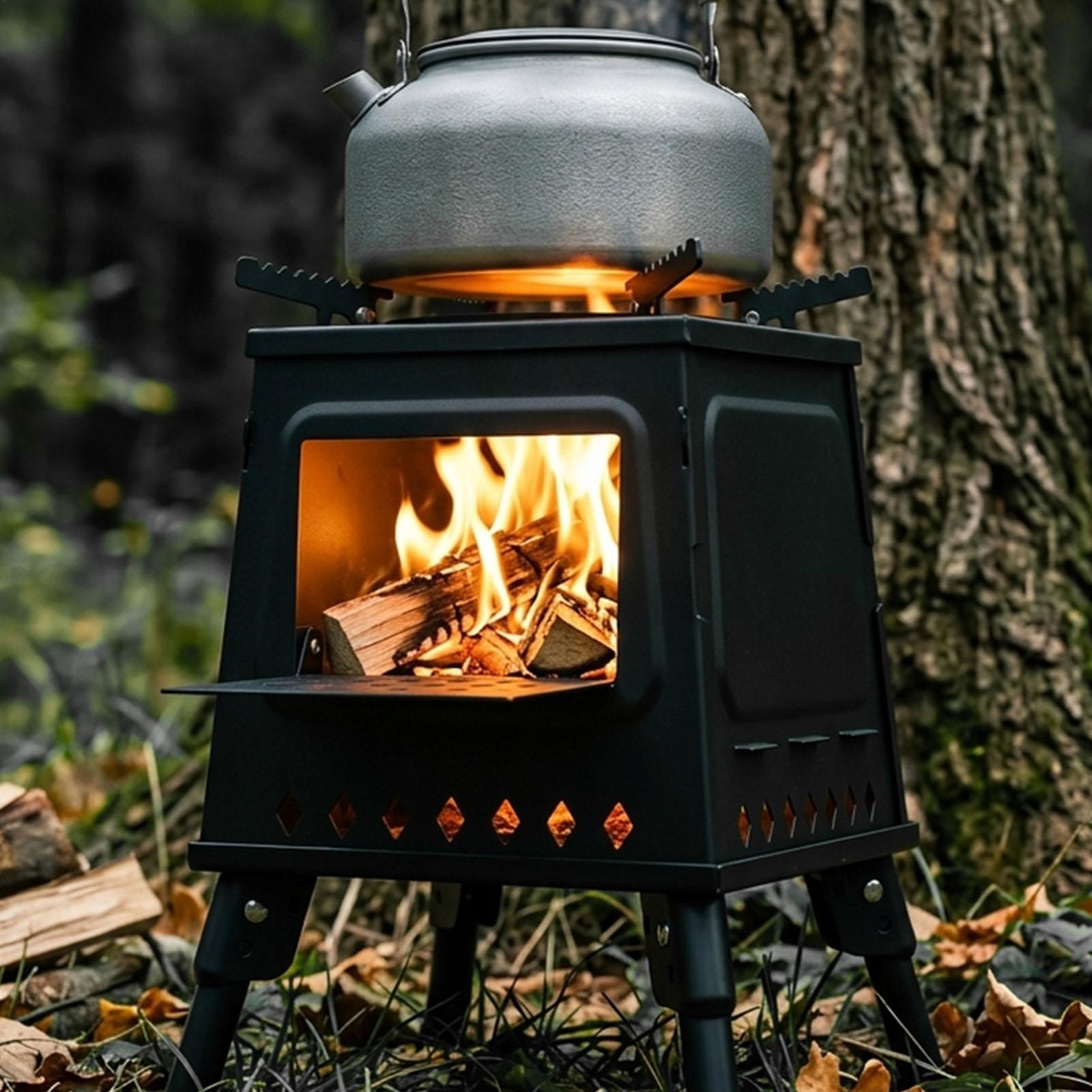 Indoor Wood Burning Stove Cook - Outdoor Camping Wood Burning Stove reseña y precio