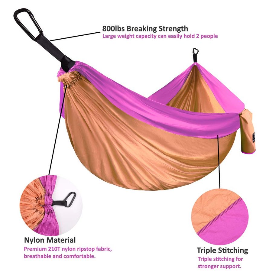 Camping Hammock XL Double Hamm - Outdoor Camping Gear Brands reseña y precio