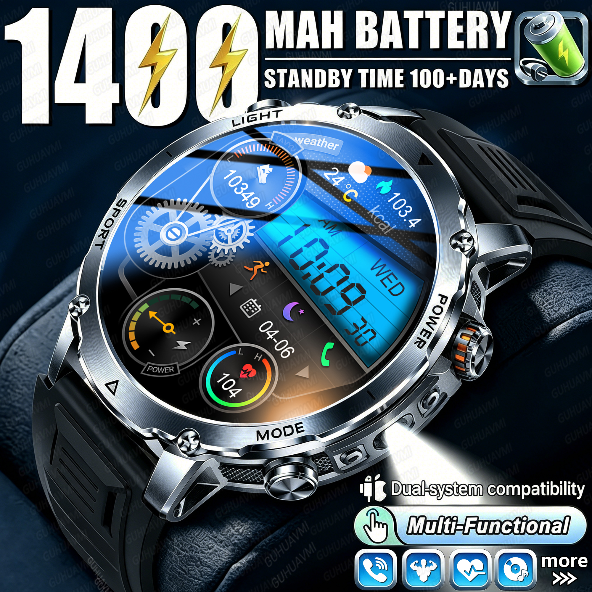 Newly Durable 1400mAh Large Ba - Outdoor Camping Japan reseña y precio