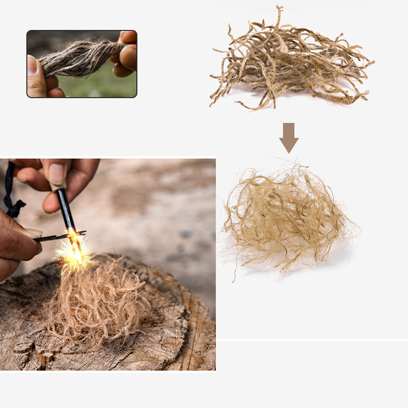 Outdoor Mini Wax Hemp Rope Por - Outdoor Camping Wood Burning Stove reseña y precio