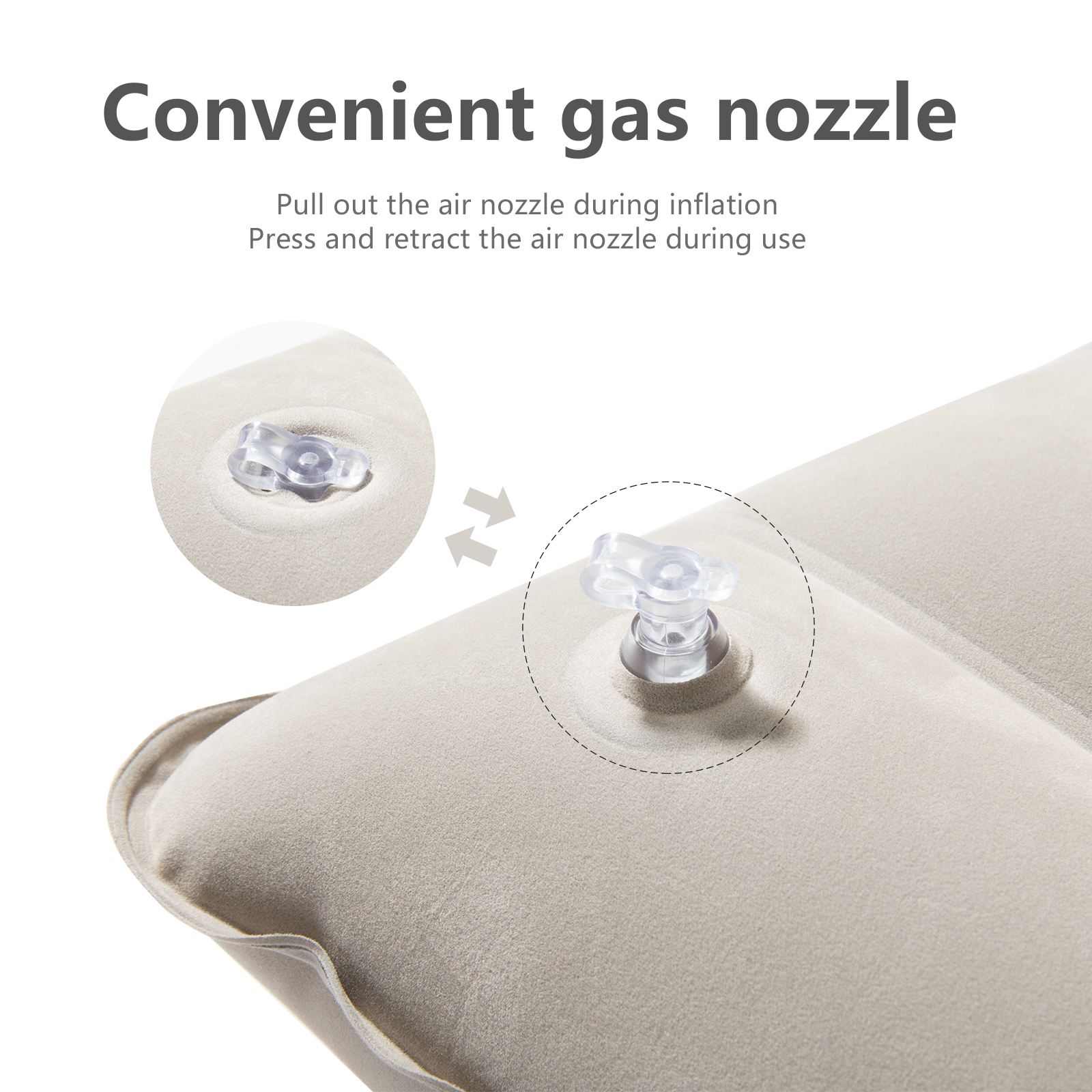 BISINNA Inflatable Pillow,Port - Outdoor Camping Floor Mat reseña y precio