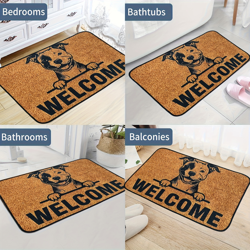 VIKAMA Cute Pet Welcome Doorma - Outdoor Camping Floor Mat reseña y precio