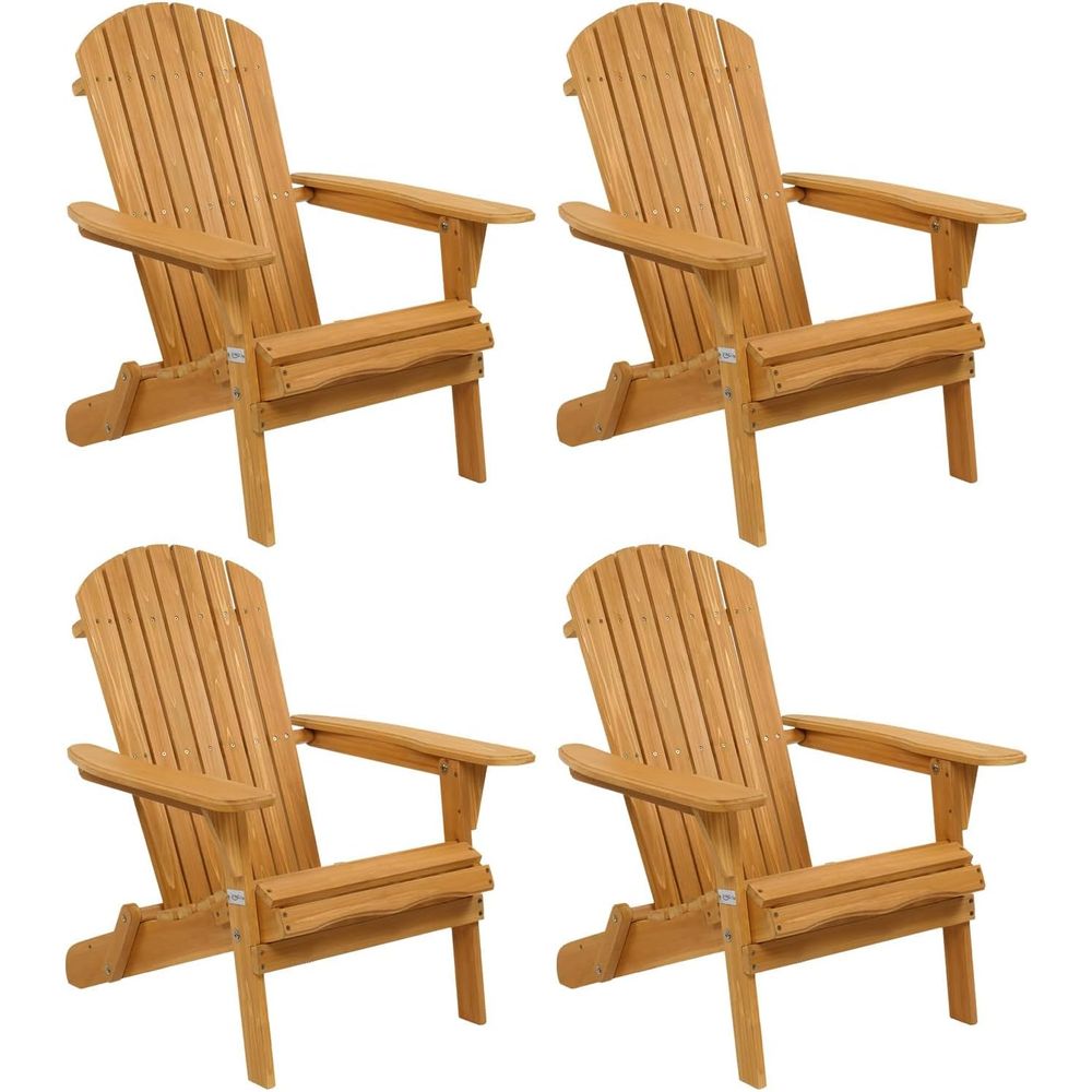 Set of 4 Adirondack Chairs on  - Outdoor Camping Chairs On Sale reseña y precio