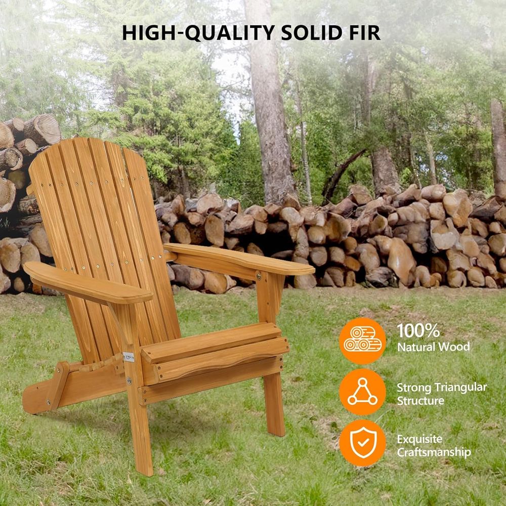 Set of 4 Adirondack Chairs on  - Outdoor Camping Chairs On Sale reseña y precio