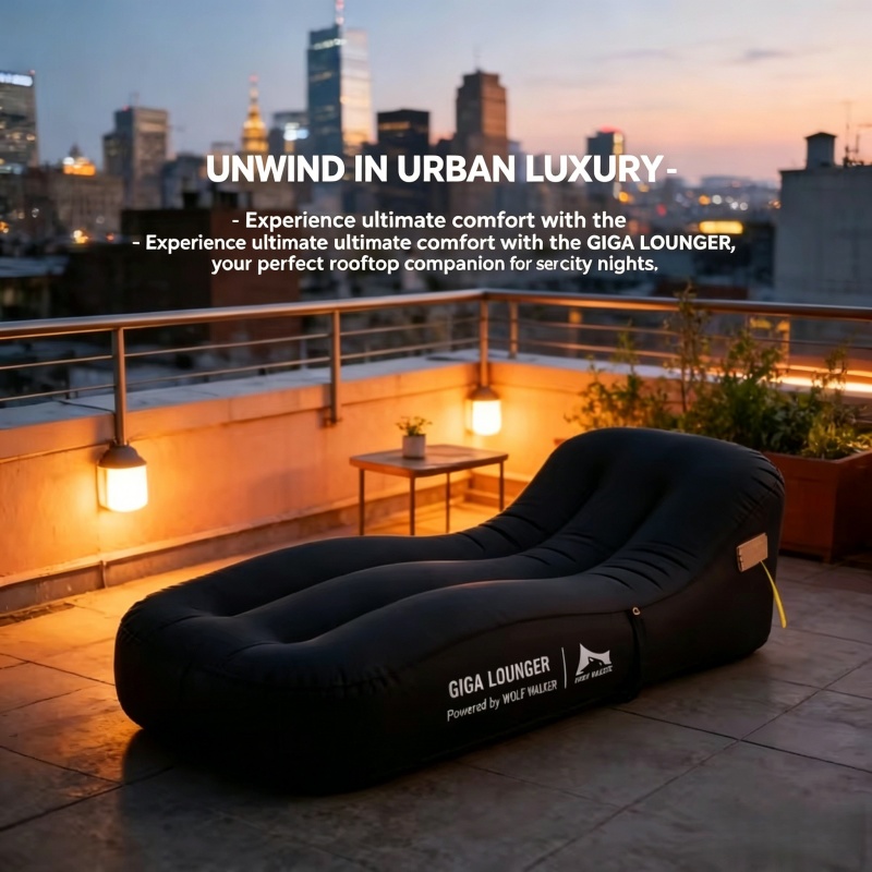 LXZ Automatic Inflatable Chair - Outdoor Camping Recliner Chairs reseña y precio