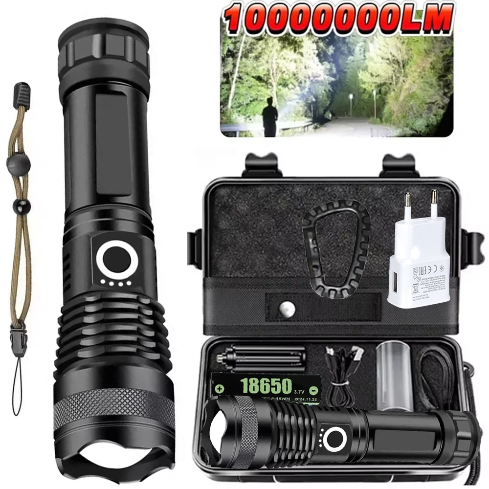 High Power LED Flashlight Rech - Outdoor Camping Accessories reseña y precio