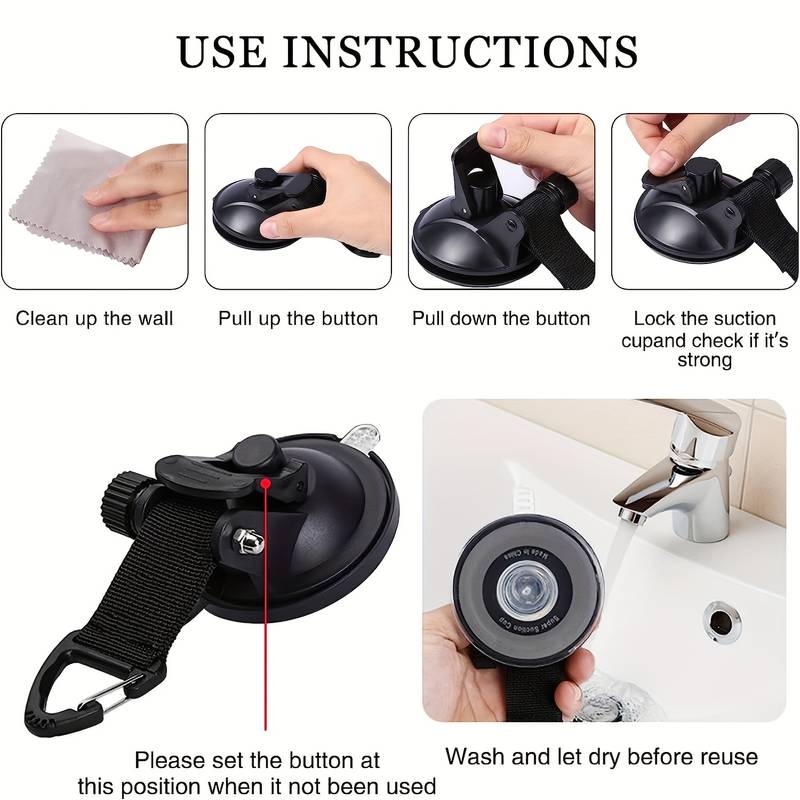 4Pcs Motorhomes Car Suction Cu - Outdoor Camping Accessories reseña y precio