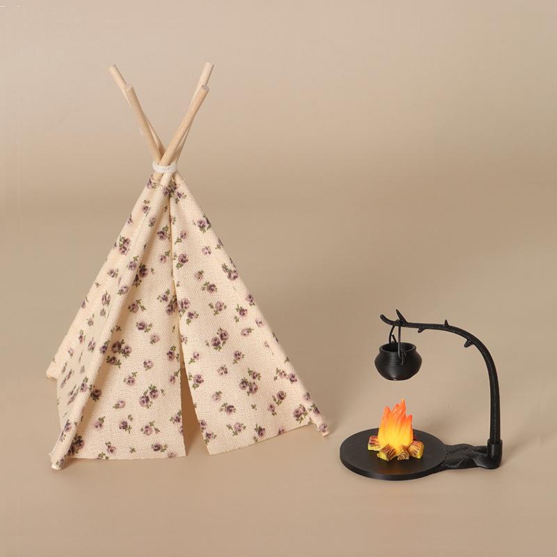 【1:12 Scale Camping Tent Model - Outdoor Camping Toys reseña y precio