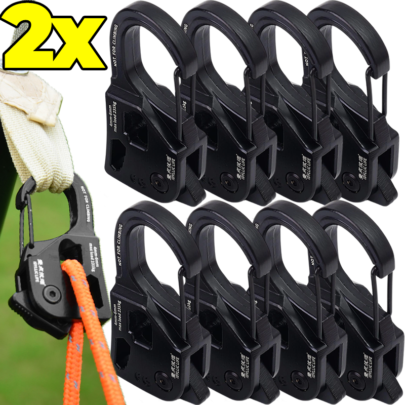Aluminum Alloy Self Locking Gu - Outdoor Camping Extension Cord reseña y precio