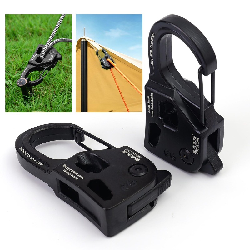 Aluminum Alloy Self Locking Gu - Outdoor Camping Extension Cord reseña y precio