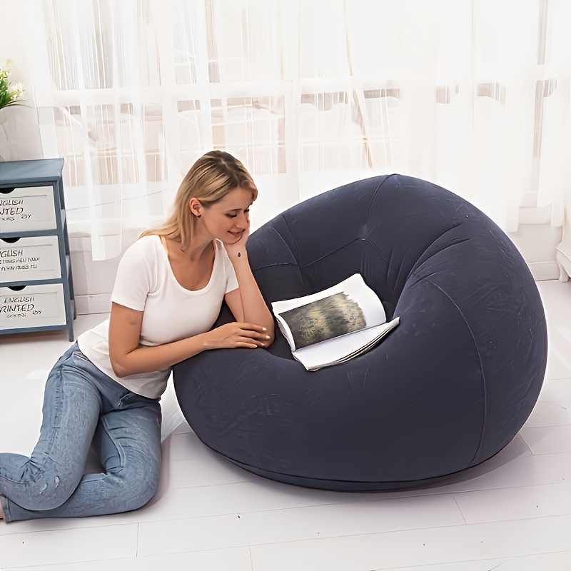 1pc Large Bean Bag Chair, Infl - Outdoor Camping Chairs reseña y precio