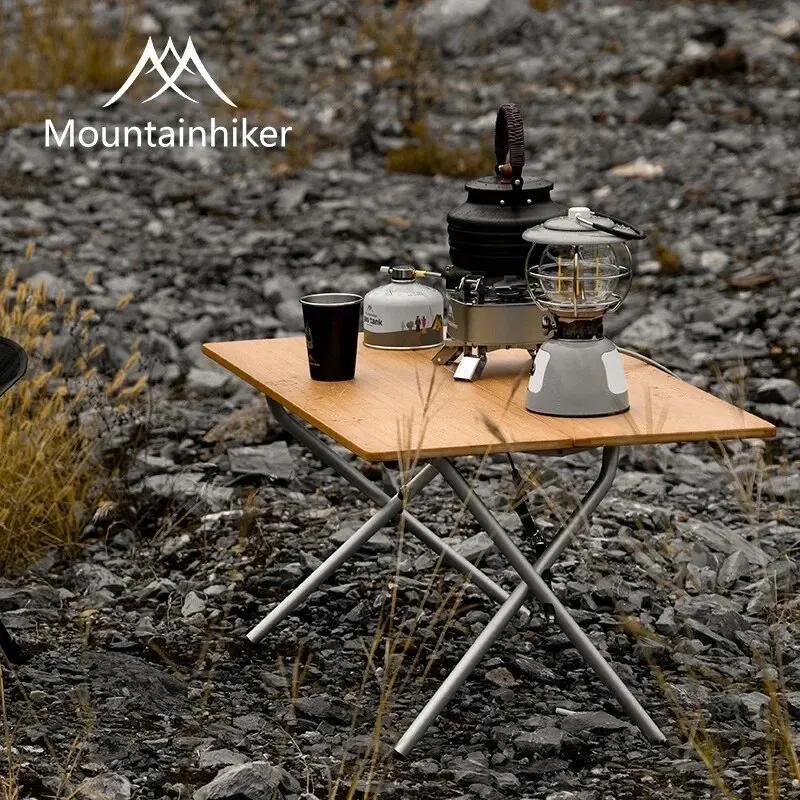 MOUNTAINHIKER 2/3 Bamboo Foldi - Outdoor Camping Table With Storage reseña y precio
