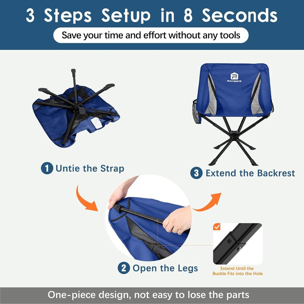 Quick Setup Lightweight Portab - Outdoor Camping Chairs reseña y precio